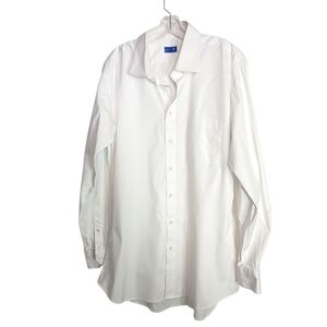 EC -Classic White Men's Button Down Shirt